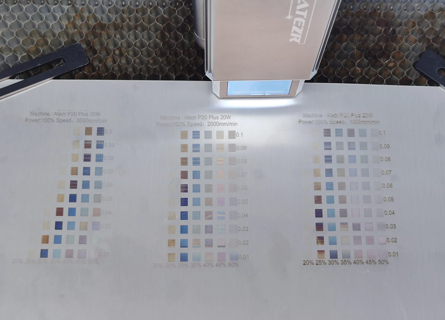 Color Engraving on Metal