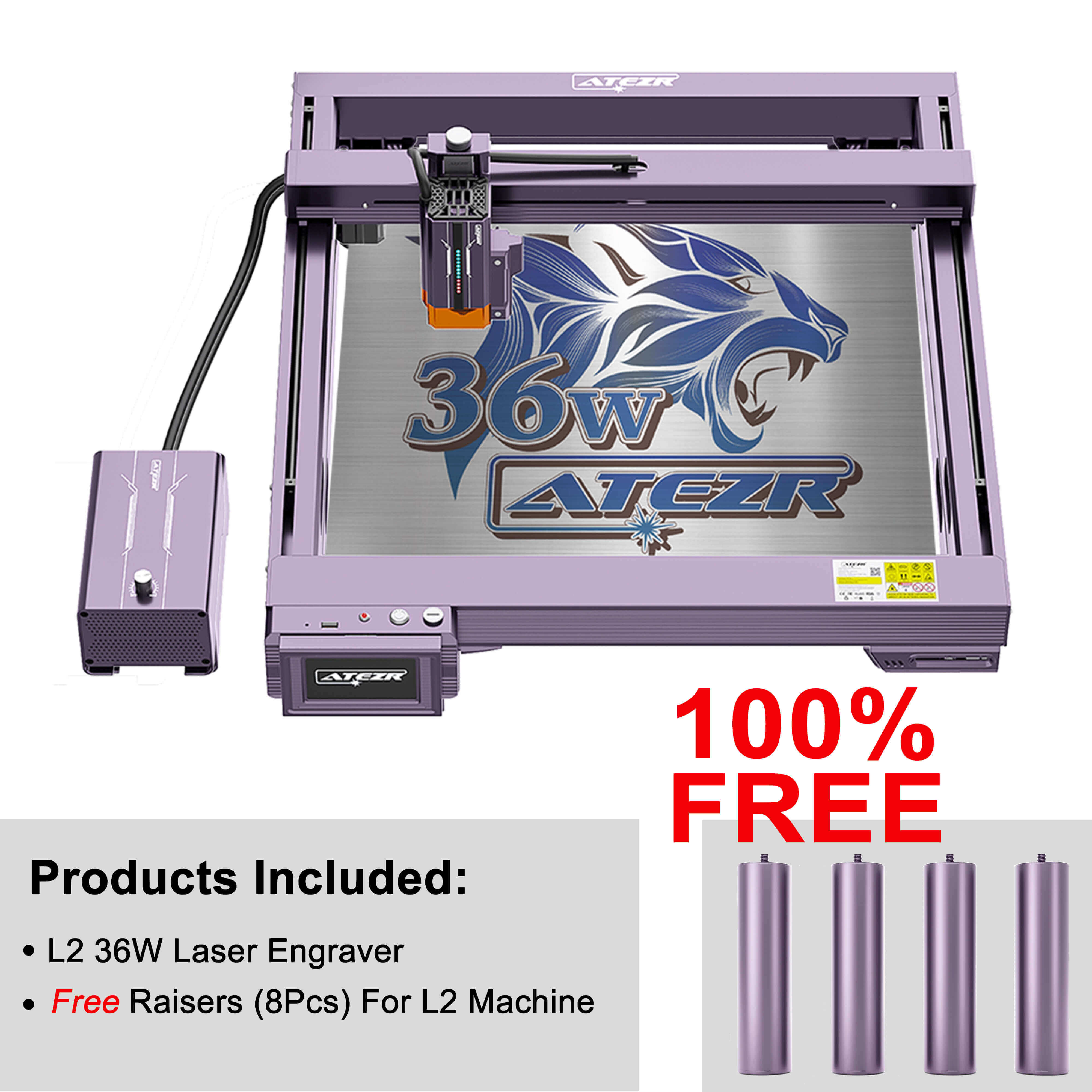 Reviews - Atezr L2 36W Laser Engraver - Atezr